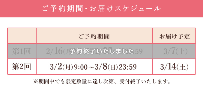 ［予約商品］いちごチョコバウム　ホール・高さ4cm 【第2回】