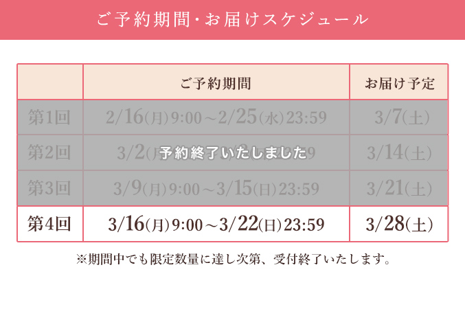 ［予約商品］いちごチョコバウム　ホール・高さ4cm 【第4回】