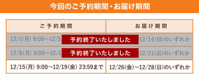 ［予約商品］冷凍 洋菓子セット（小）