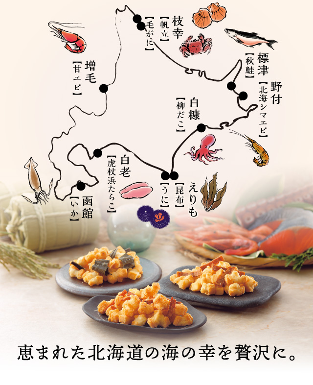 楽ギフ_のし宛書】 北菓楼 北海道 開拓おかき《函館いか》